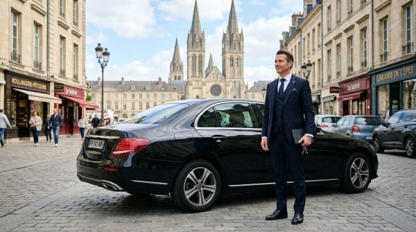 Votre chauffeur VTC à Caen pour des transferts aéroport et gare